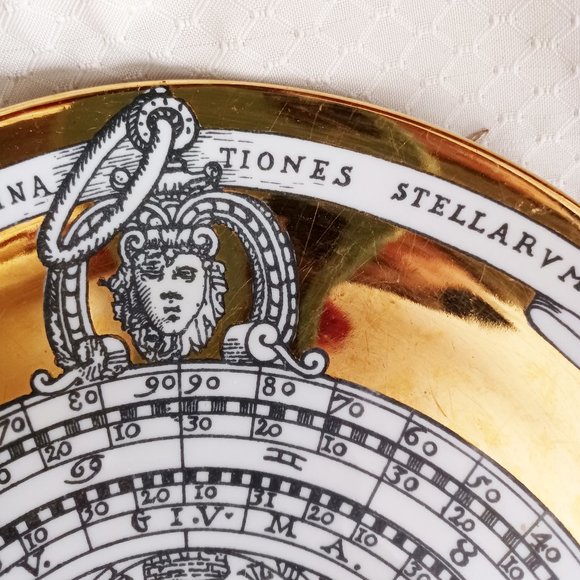 Rare find! FORNASETTI "ASTROLABIO" Plate 1960s Hand MADE IN ITALY No.8 - Picture 3 of 7